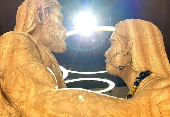 あかん遊久の里鶴雅オブジェ