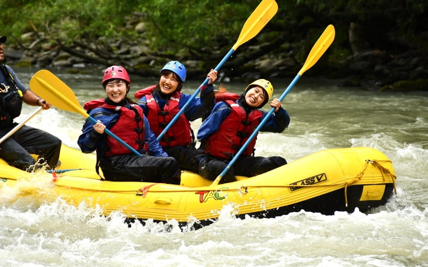 ラフティングシーン