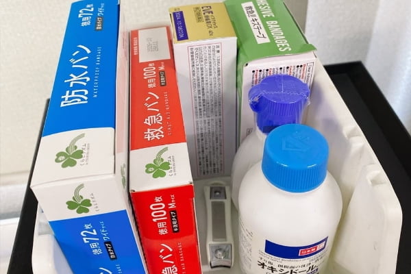 救急セットの入替